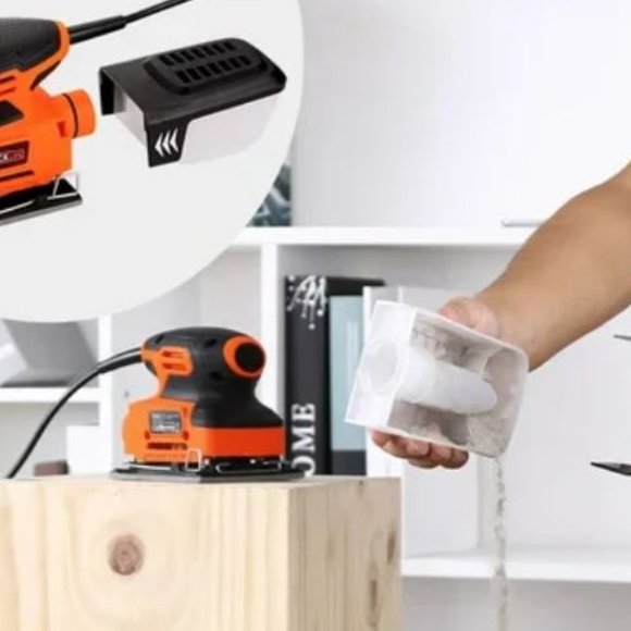 TackLife Electric 1/4 Sheet Sander 15,000RPM w/Dust Collection Bag Included-NEW - Picture 8 of 8